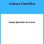 Solucionario Cultura Cientifica 4 ESO Anaya Aprender es Crecer PDF