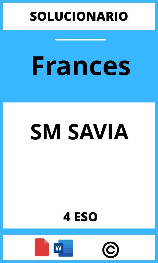 Solucionario Frances 4 ESO SM SAVIA