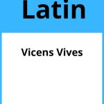 Solucionario Latin 4 ESO Vicens Vives PDF
